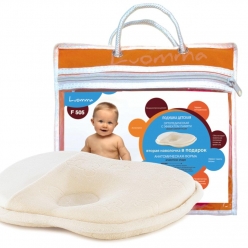 Подушка с эффектом памяти для детей от рождения до года LumF-505. 23х25 см