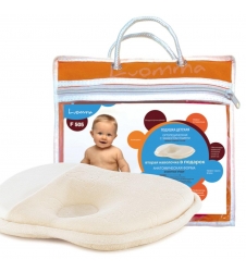 Подушка с эффектом памяти для детей от рождения до года LumF-505. 23х25 см